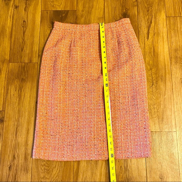[VGUC] Talbots Pink Tweed Skirt - Picture 9 of 10